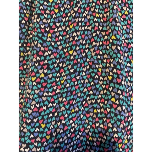 Kensie Pajama Pants Womens L Heart Print Lounge Sleep Elastic Waist - Picture 5 of 10